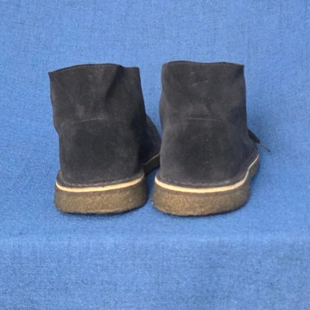 Clarks Originals Men's Desert Boots Black Suede Crepe Sole Size 9 Retro Hipster